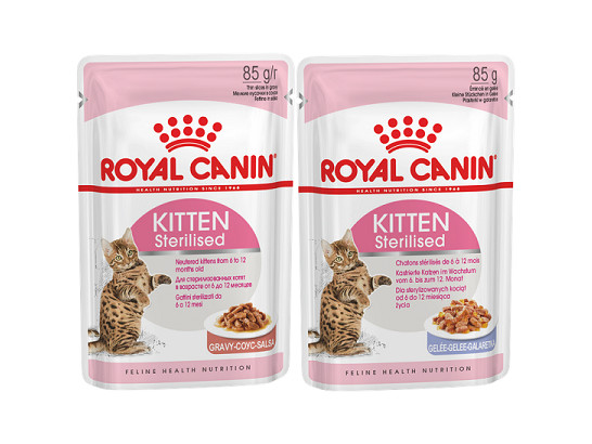 Royal Canin для котят Sterilised Kitten, 0.085кг, пауч