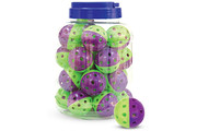 Игрушка д/к Триол Мяч погремушка 4см, фиолетово-зеленый