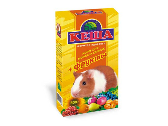Корм Кеша д/морск.свинок 500г ФРУКТЫ, 28шт.упак