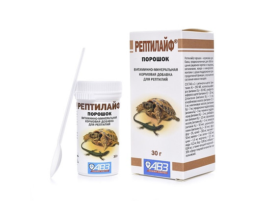 Рептилайф 30г порошок /витам.-минер. комплекс /АВЗ/50 шт.упак/