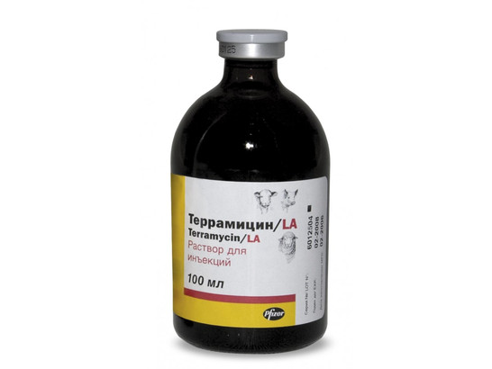 Террамицин LА 100 мл /Зоэтис/12 флак.упак/