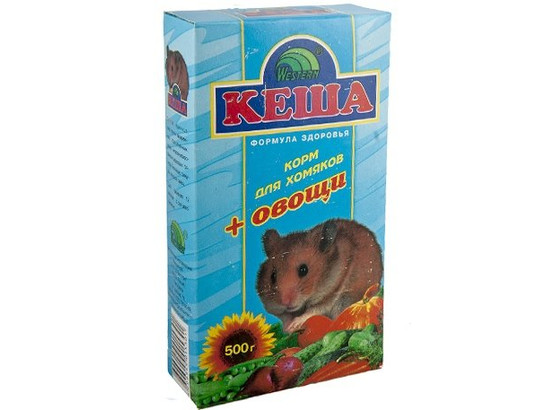 Корм Кеша д/хомяков 500г ОВОЩИ, 28шт.упак