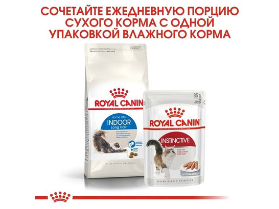 Royal Canin для кошек Indoor Long Hair, 2.0кг