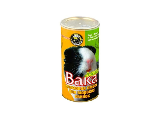 Корм Вака Люкс д/морских свинок 800г, 8шт.упак