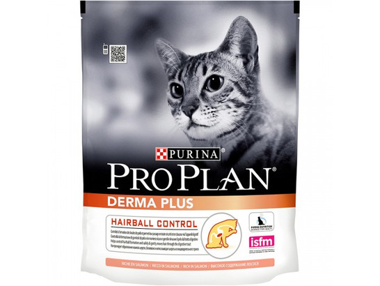 Pro Plan для кошек с чувствительной кожей Derma Plus Adult, 0.4кг  
