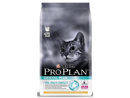 Pro Plan для кошек Dental Plus Adult, профилактика заболеваний ротовой полости, 0,4кг