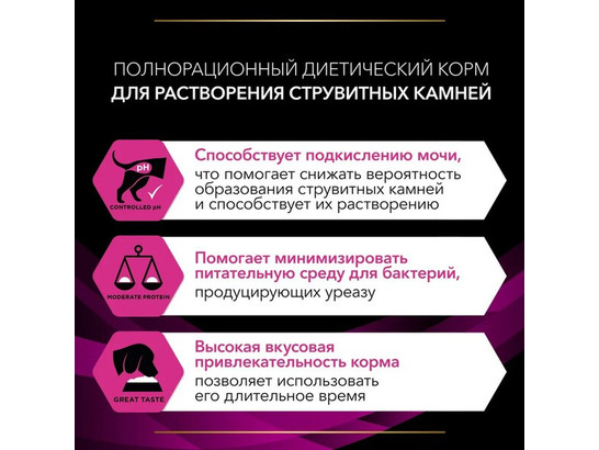 Pro Plan Veterinary Diets для собак Urinary (UR), 3.0кг