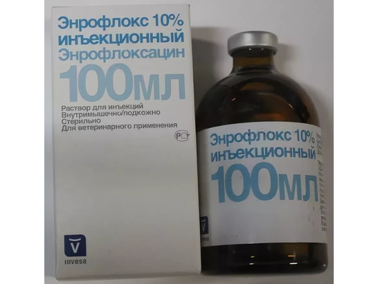 Энрофлокс 10% 100 мл /LIVISTO/50 фл.упак/