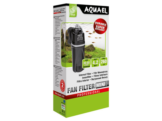Фильтр внутренний Акваэль FAN-mini plus 260л/ч, до 60л, 30шт.упак.