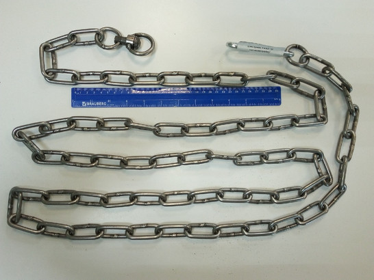 Цепь привяз. 3 м 6,0 * 42 мм, черная