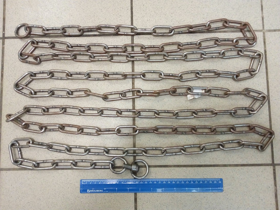 Цепь привяз. 5 м 6,0 * 42 мм, черная