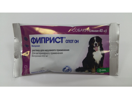 Фиприст СпотОн д/с 40-60кг 402мг/4,02мл 1 пип./KRKA/