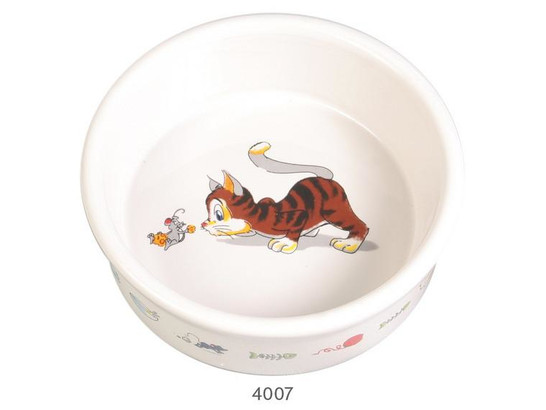 Миска керамическая Трикси для кошки 0.2л d-11.5см
