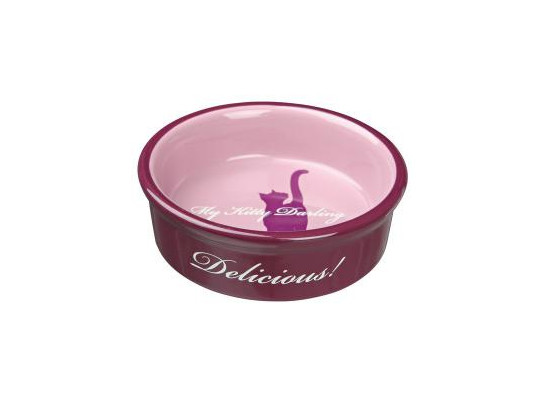 Миска керамическая Трикси My Kitty Darling 0,2л, 12см 