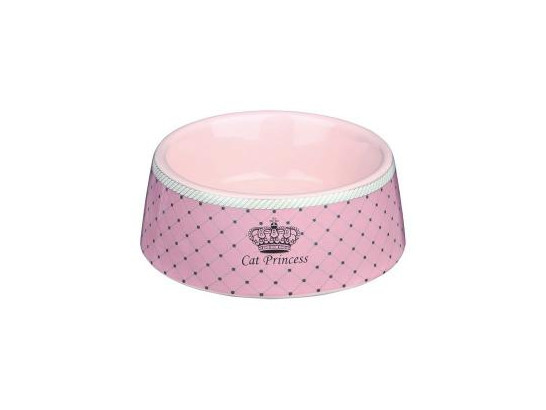 Миска керамическая д/к Трикси Princеss 0,18л,розовый