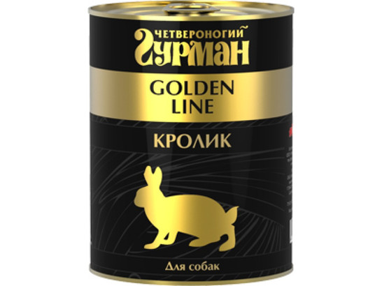 Четвероногий Гурман для собак Золотая Линия 0.5кг, конс.