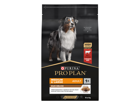 Pro Plan для собак Duo Delice Medium&Large Adult, 10.0кг