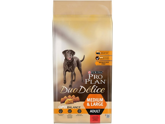 Pro Plan для собак Duo Delice Medium&Large Adult, 10.0кг