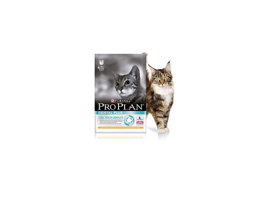 Pro Plan для кошек Dental Plus Adult, профилактика заболеваний ротовой полости, 1.5кг