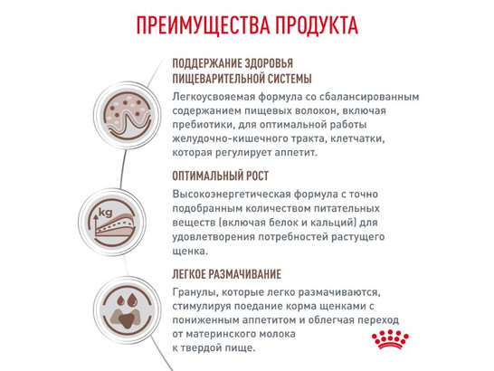 Royal Canin для щенков Gastrointestinal Puppy, 2.5кг 