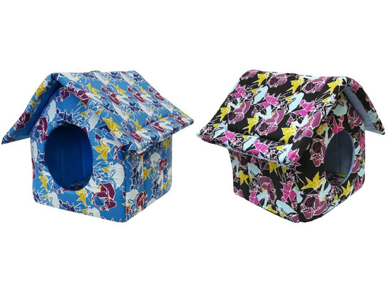 Дом изба Оригами №1, 33*33*40см, поплин, 76051