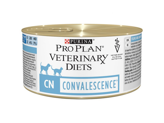 Pro Plan Veterinary Diets для кошек и собак Convalescence (CN), 0.195кг, конс.