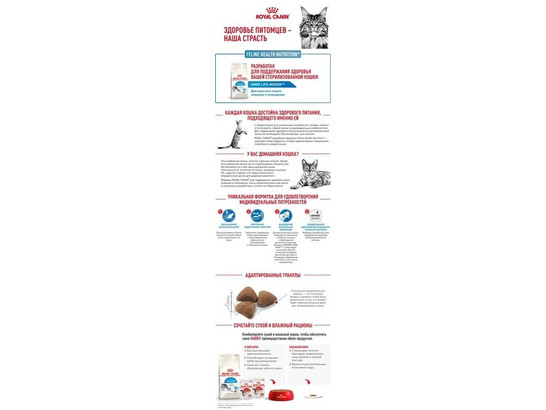 Royal Canin для кошек Indoor, 0.4кг + 0.16кг
