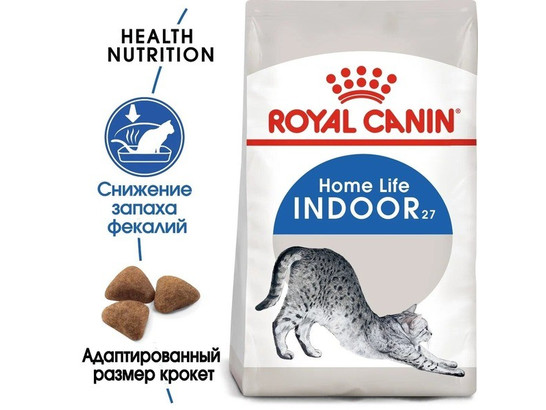 Royal Canin для кошек Indoor, 0.4кг + 0.16кг