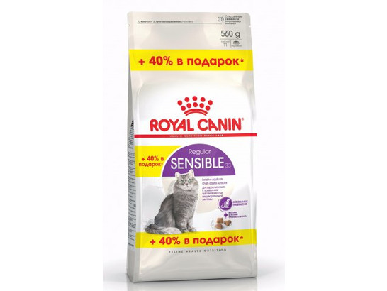 Royal Canin для кошек Sensible, 0.4кг + 0.16кг