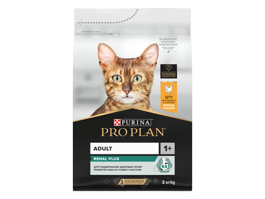 Pro Plan для кошек Original Adult, 3.0кг