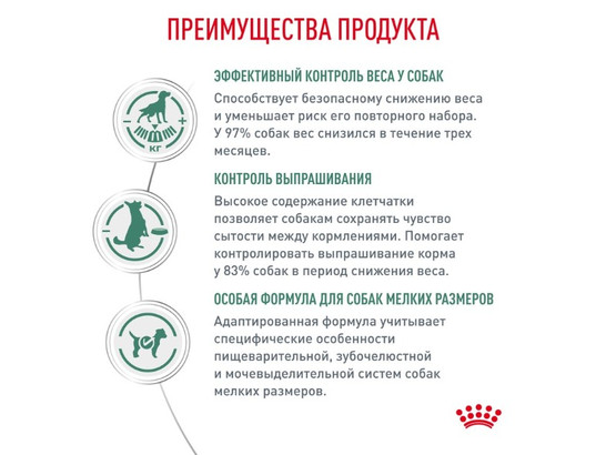 Royal Canin для собак Satiety Weght Management Small Dogs, 3.0кг