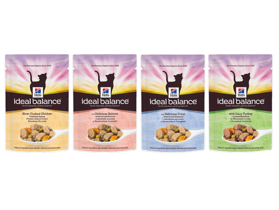 Hill's для кошек Ideal Balance, 0.085кг, пауч