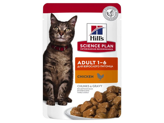 Hill's для кошек Science Plan Adult, 0.085кг, пауч