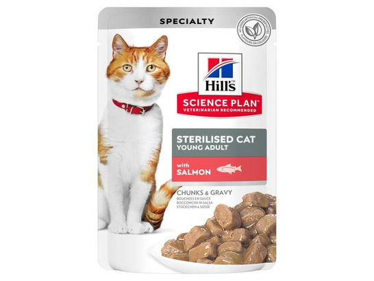 Hill's для кошек Science Plan Sterilised Cat, 0.085кг, пауч
