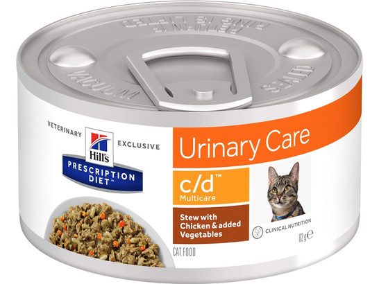 Hill’s для кошек Prescription Diet c/d Urinary, 0.082кг, конс