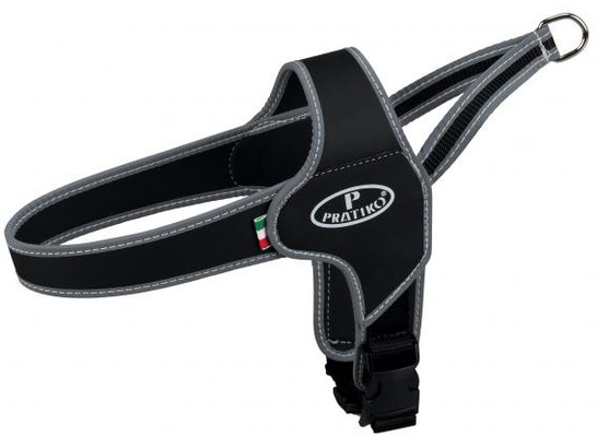 Шлейка Pratiko® Норвежская Apollo, M: 50–65 см, чёрный