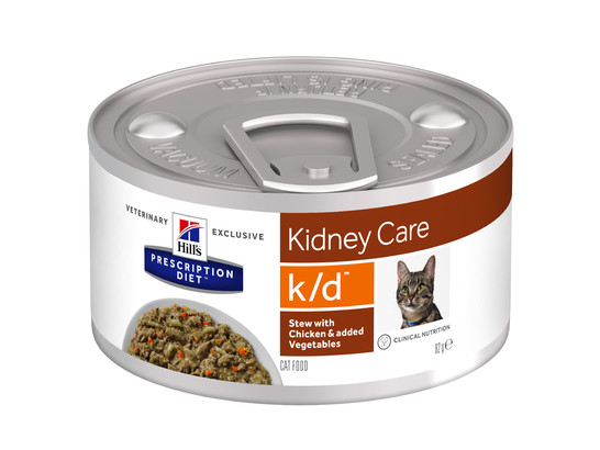 Hill's для кошек Prescription Diet k/d, 0.082кг, конс