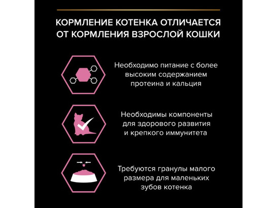 Pro Plan для котят Kitten, 0.4кг + 0.4кг