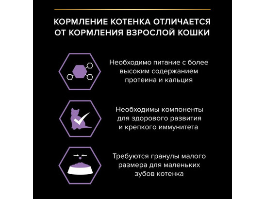 Pro Plan для котят Kitten, 0.4кг + 0.4кг