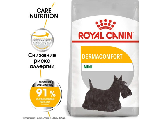 Royal Canin для собак Mini Dermacomfort, 1.0кг