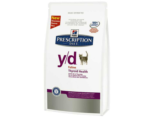 Hill’s для кошек Prescription Diet y/d, 1.5кг