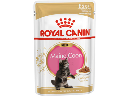 Royal Canin для котят Maine Coon (Мейн кун) Kitten соус, 0.085кг, пауч
