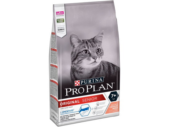 Pro Plan для кошек старше 7 лет Original Senior 7+, лосось, 1.5кг