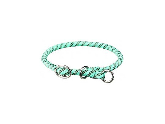 Ошейник-удавка 8мм Трикси Sporty Rope, р-р S–M 40см, светло-синий