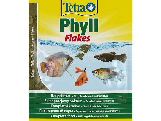 Корм Тетра Фил 12г, растительные хлопья, для всех видов рыб, 134430
