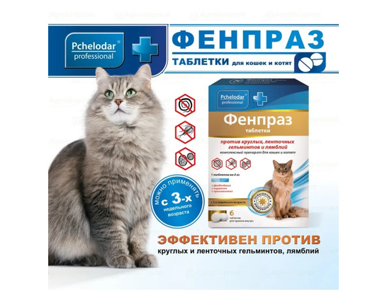 Фенпраз д/к 6 табл, Пчелодар