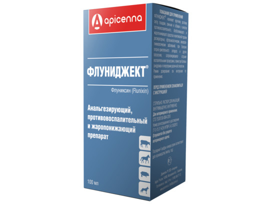 Флуниджект 100 мл, 10фл.упак., Апиценна 
