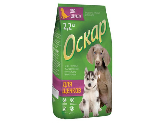 Оскар д/щенков 2,2кг, 4шт. упак.