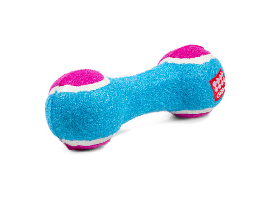 Игрушка д/с Gigwi CATCH & FETCH Гантель с пищалкой средняя, 18см