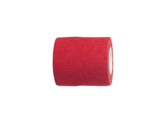 Бинт-бандаж самоклеющийся ВТС 5см*4,5м, красный,24 шт в упак, арт. 12220